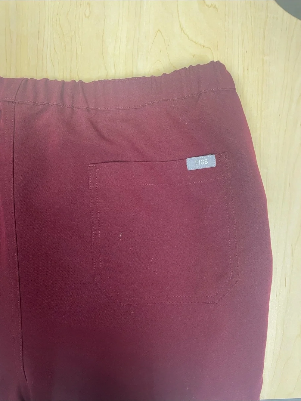 Figs Men's Burgundy Pisco Straight-Leg Scrub Pant Size XXL Nursing Medical